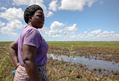 Angelina, 39, knows firsthand how the climate crisis and humanitarian disasters hit women and girls hardest.
